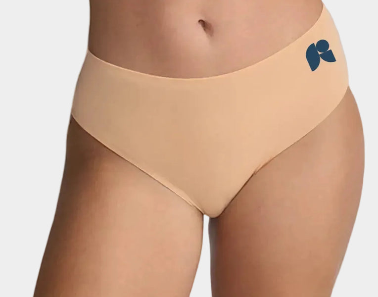 Seamless mid-brief period underwear for moderate flow by Freeflowa, designed for everyday comfort.