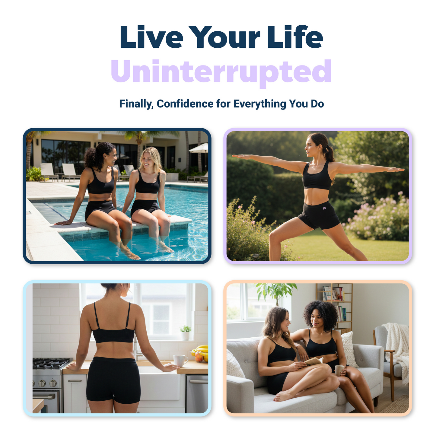 3-Pair Period Boxer Shorts