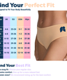 FreeFlowa Women's Period Pants - Seamless Mid-Brief Waist 3-Pack