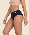 FreeFlowa Women's Period Pants - Seamless Mid-Brief Waist 3-Pack