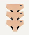 3-Pair Seamless Period Mid-Brief Waist Pants
