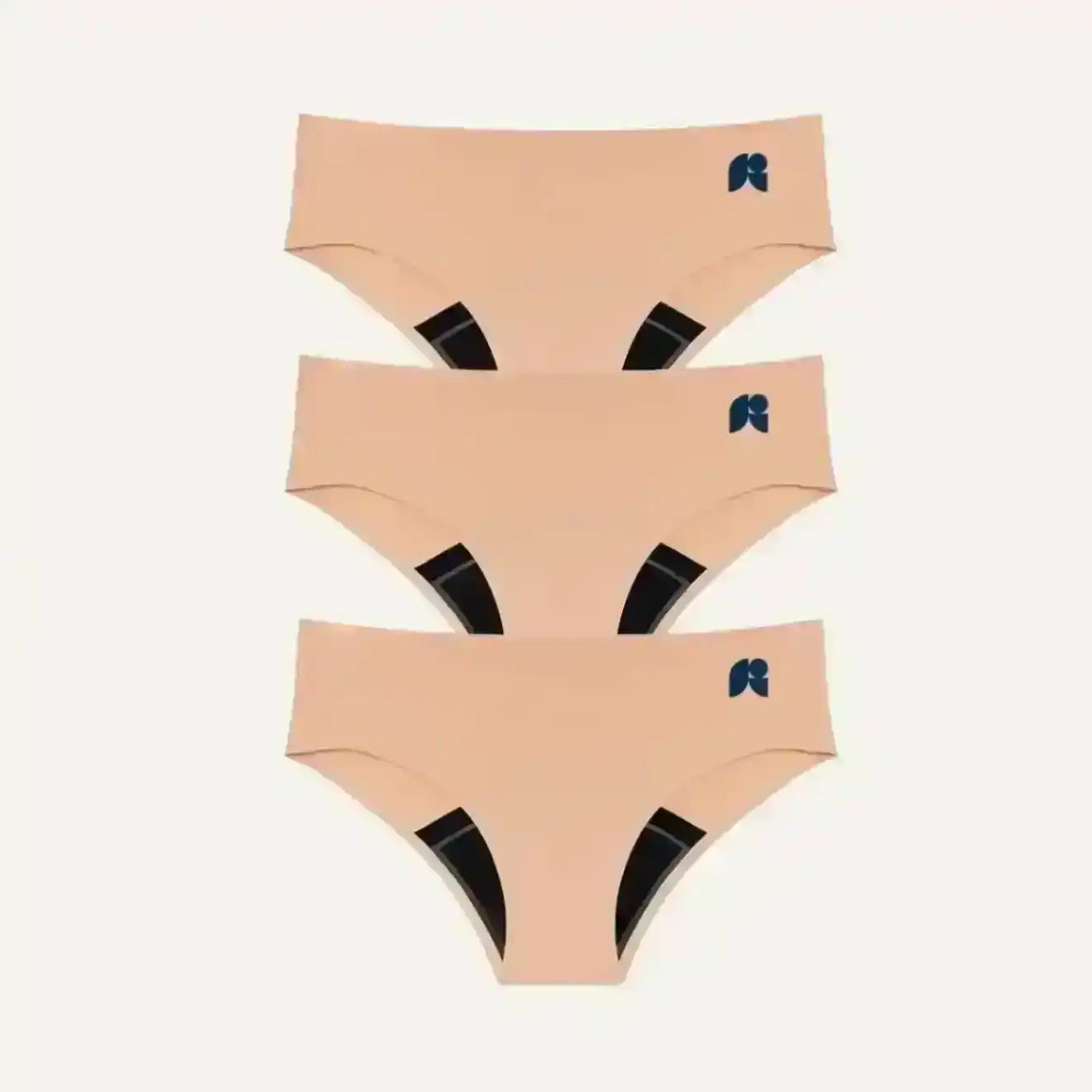 3-Pair Seamless Period Mid-Brief Waist Pants